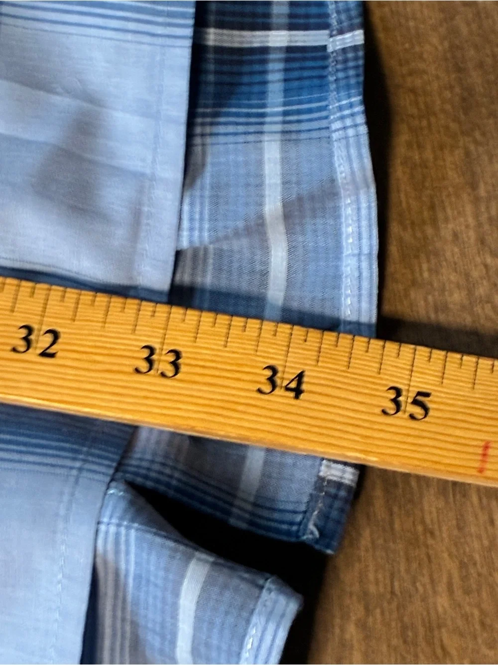 Harbor Bay 4xl Plaid Button Up Short Sleeve Shirt Blue Casual